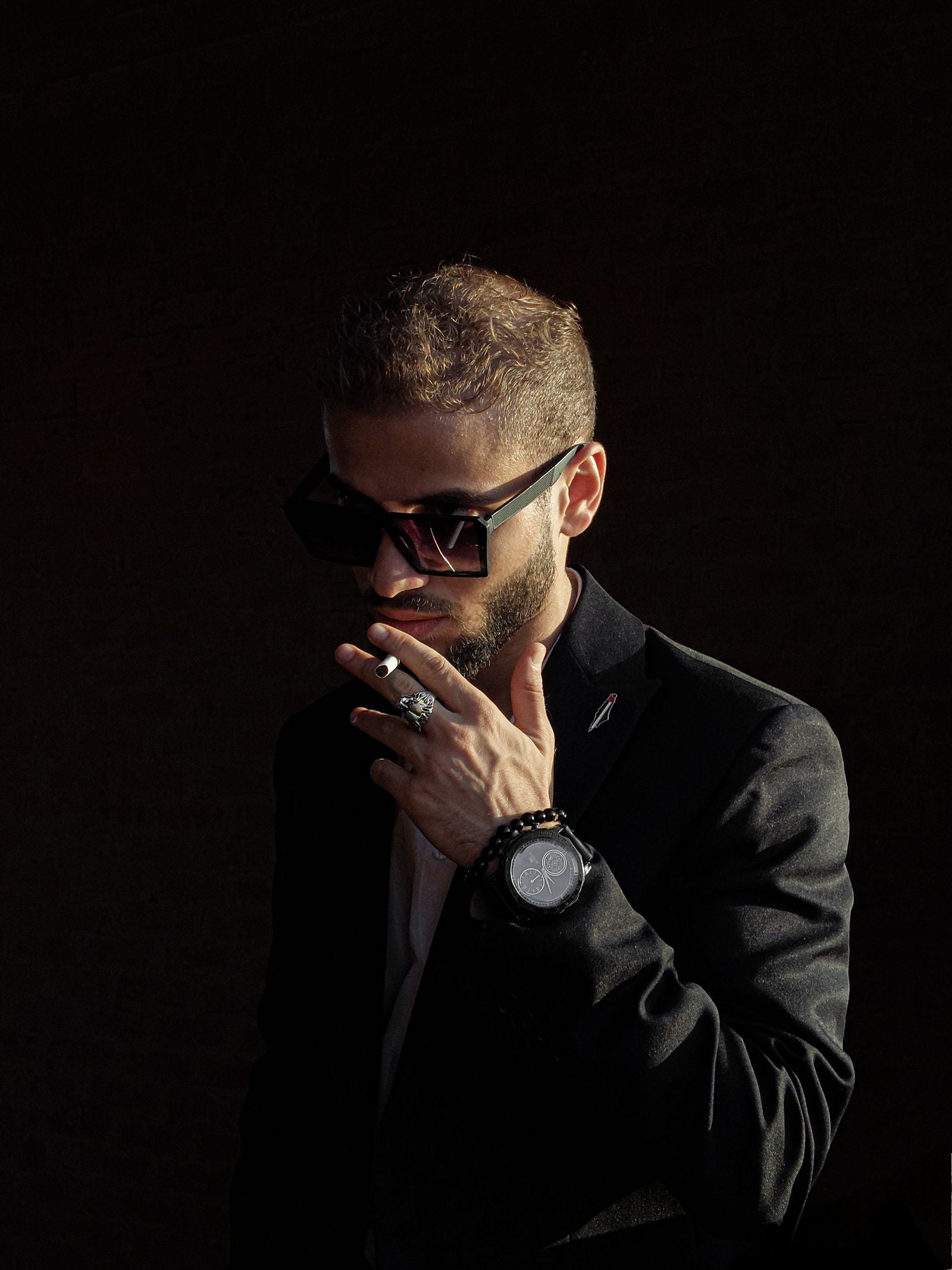 Man wearing Kova sunglasses