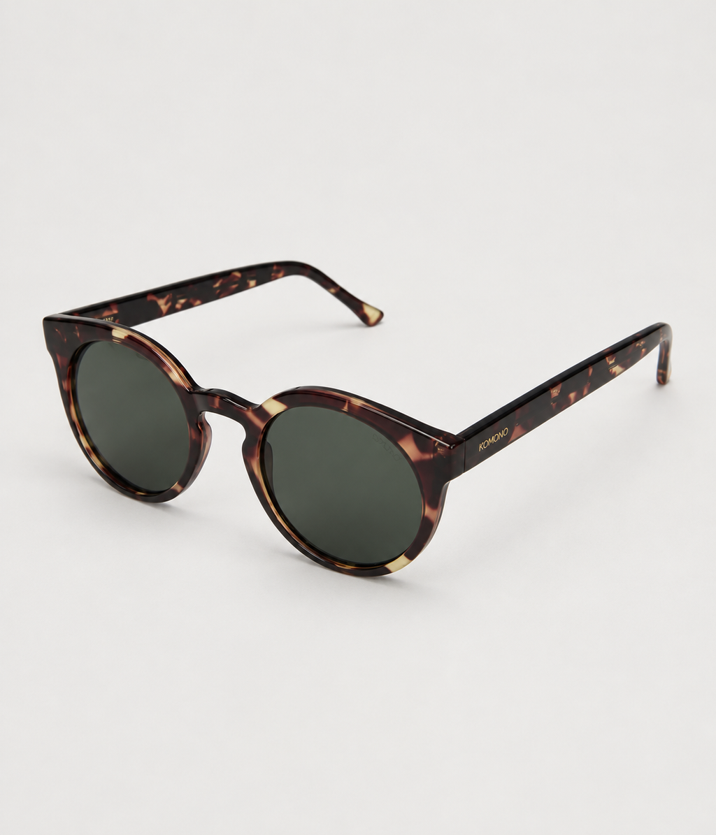 Retro Round Acetate Sunglasses