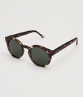 Retro Round Acetate Sunglasses