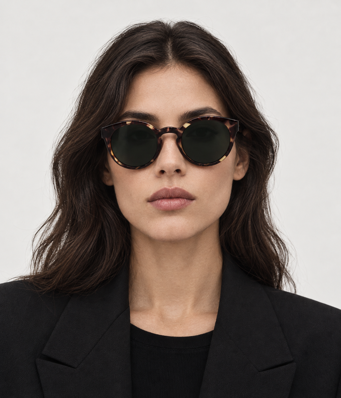 Retro Round Acetate Sunglasses