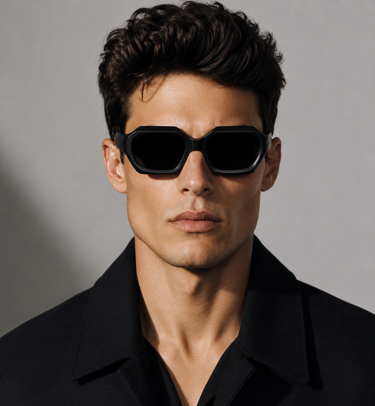 Markante Polygon-Sonnenbrille