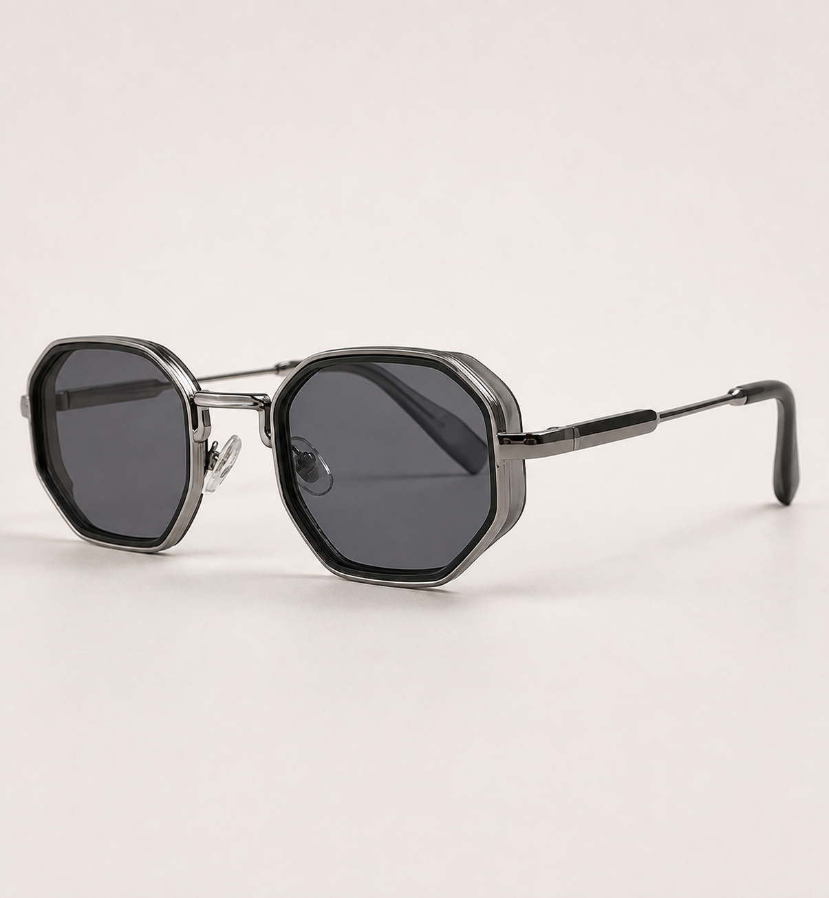 Steampunk Polygon Sonnenbrille