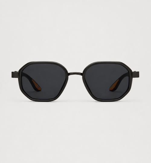 Klassische runde Metallsonnenbrille