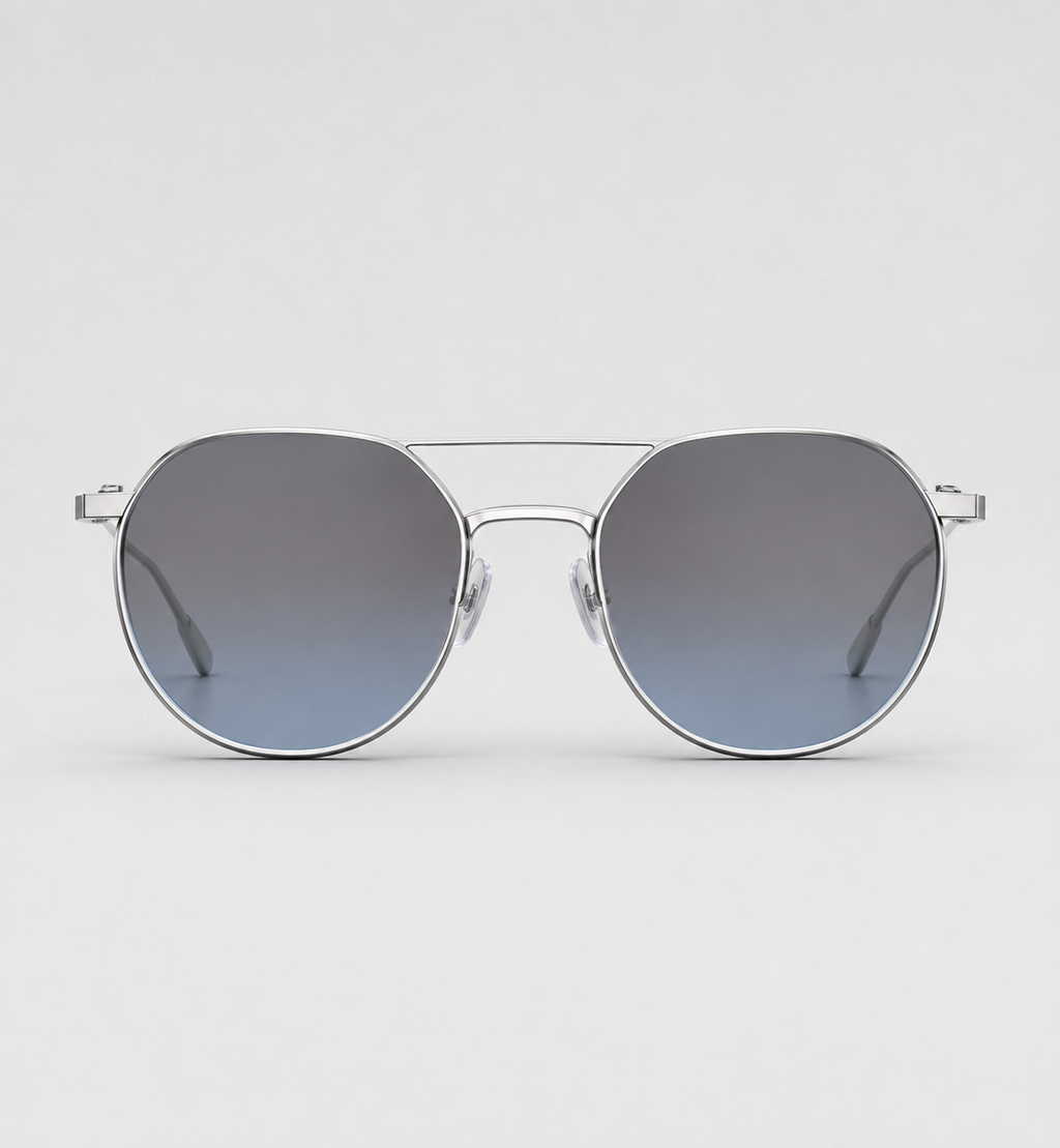 Pilotenbrille mit Doppelsteg