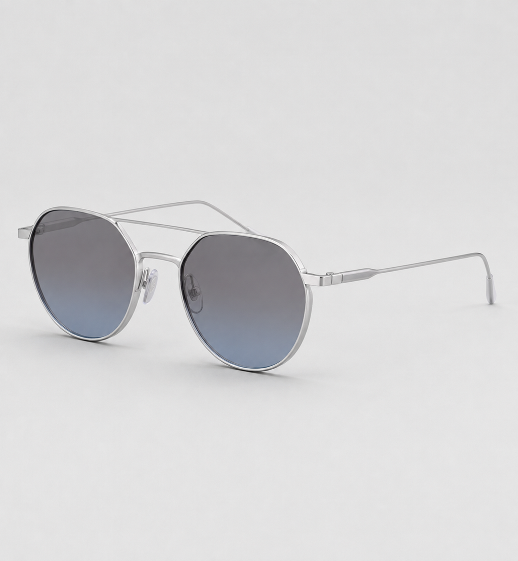 Pilotenbrille mit Doppelsteg