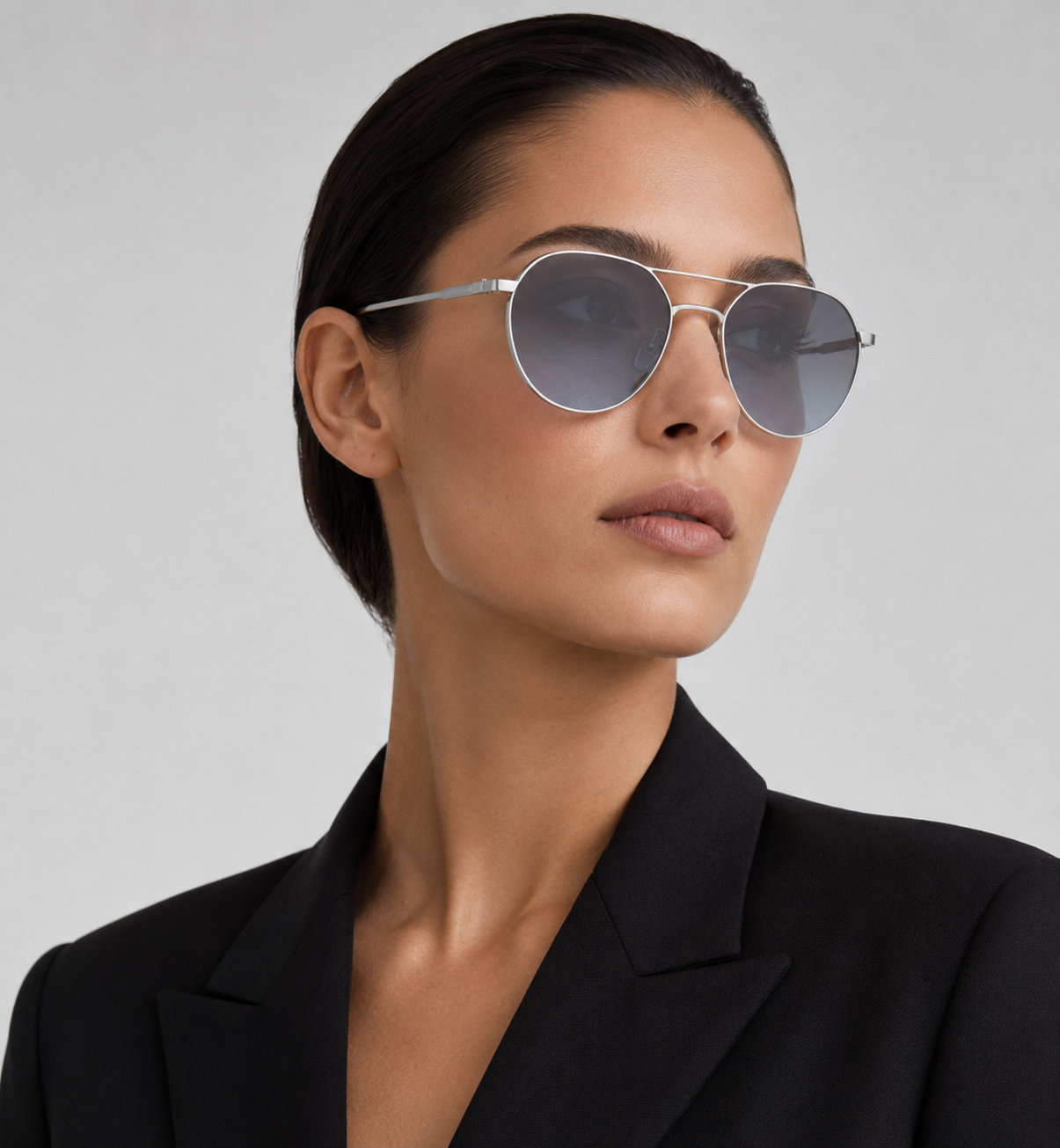 Pilotenbrille mit Doppelsteg