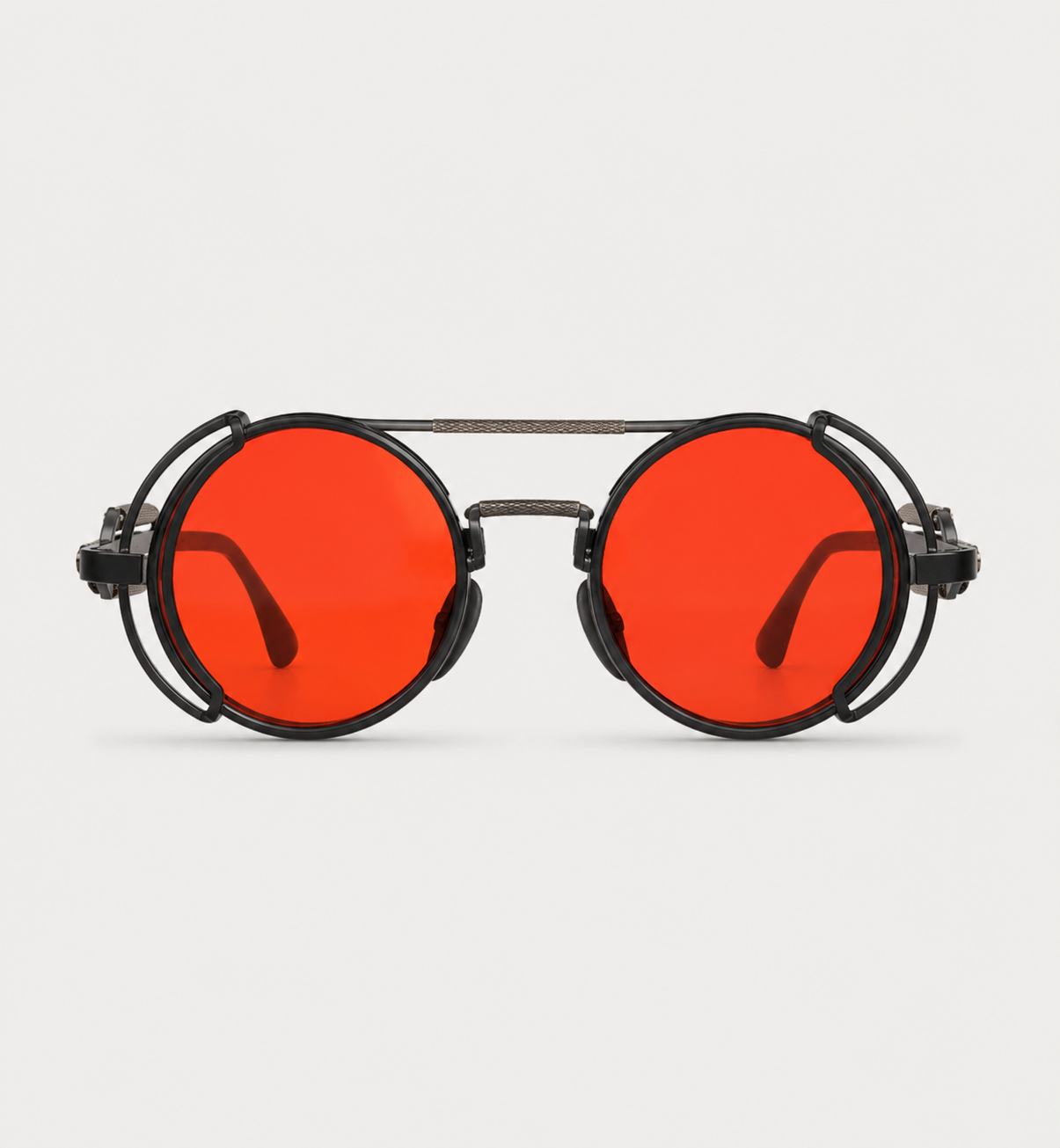 Gothic Steampunk Runde Sonnenbrille