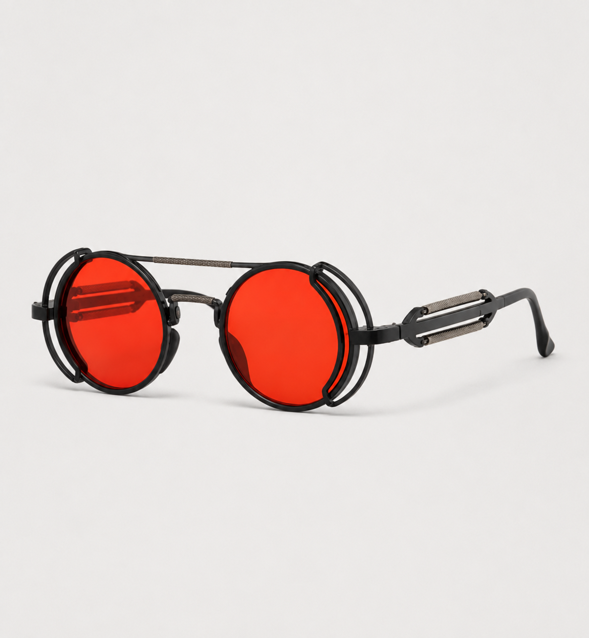 Gothic Steampunk Runde Sonnenbrille