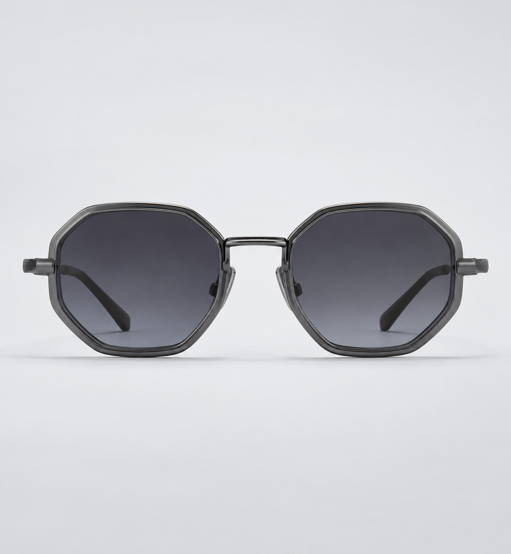 Steampunk Polygon Sonnenbrille