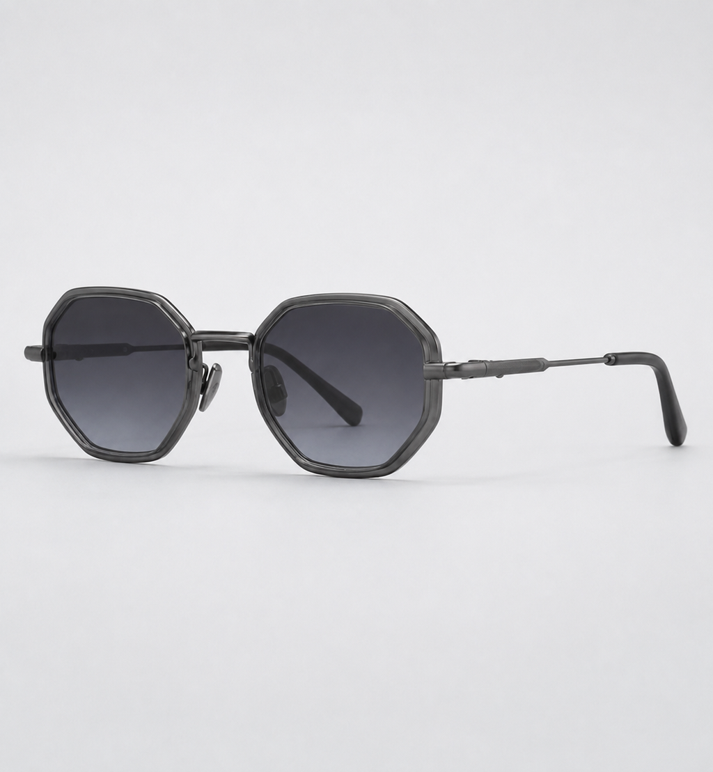 Steampunk Polygon Sonnenbrille
