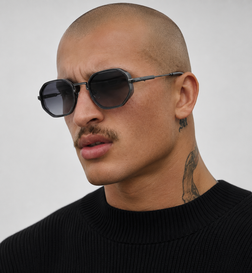 Steampunk Polygon Sonnenbrille