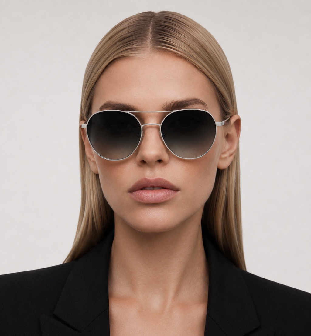 Retro Ovale Vintage Sonnenbrille
