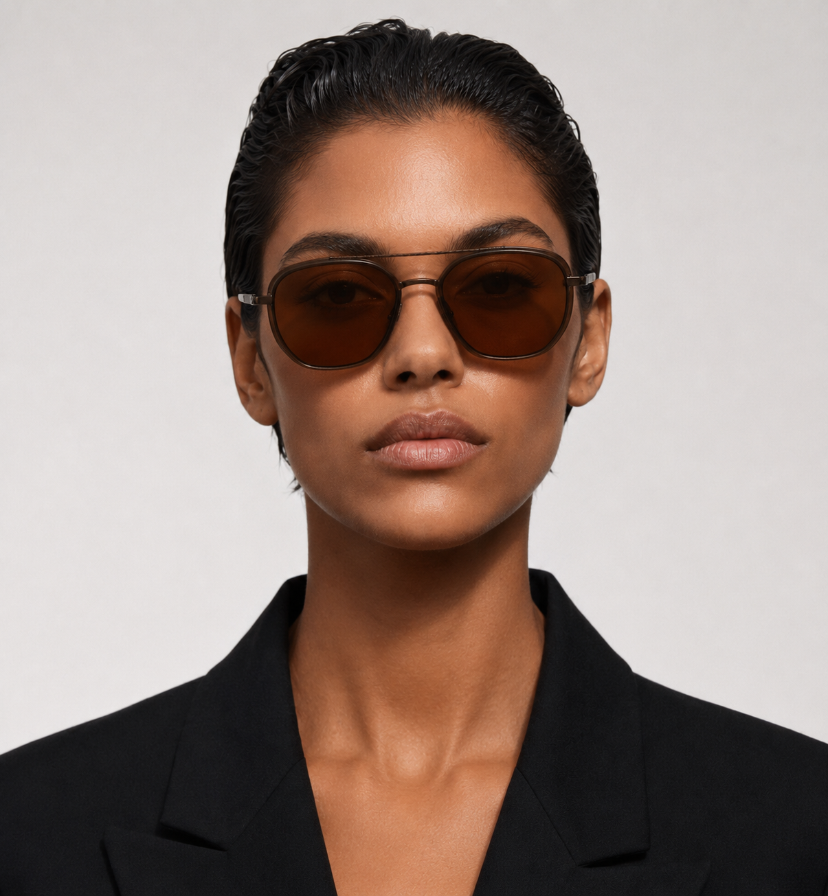 Polarisierte Sonnenbrille quadratischer Form