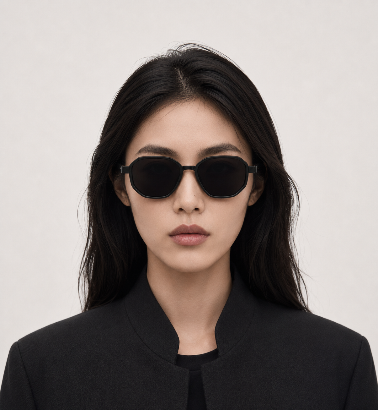 Klassische runde Metallsonnenbrille