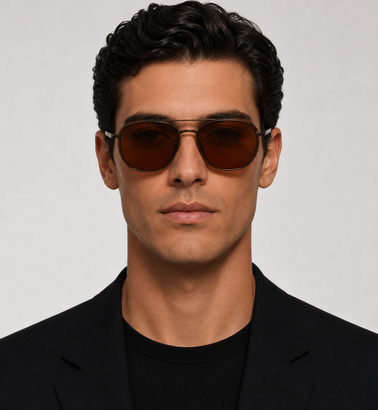 Polarisierte Sonnenbrille quadratischer Form