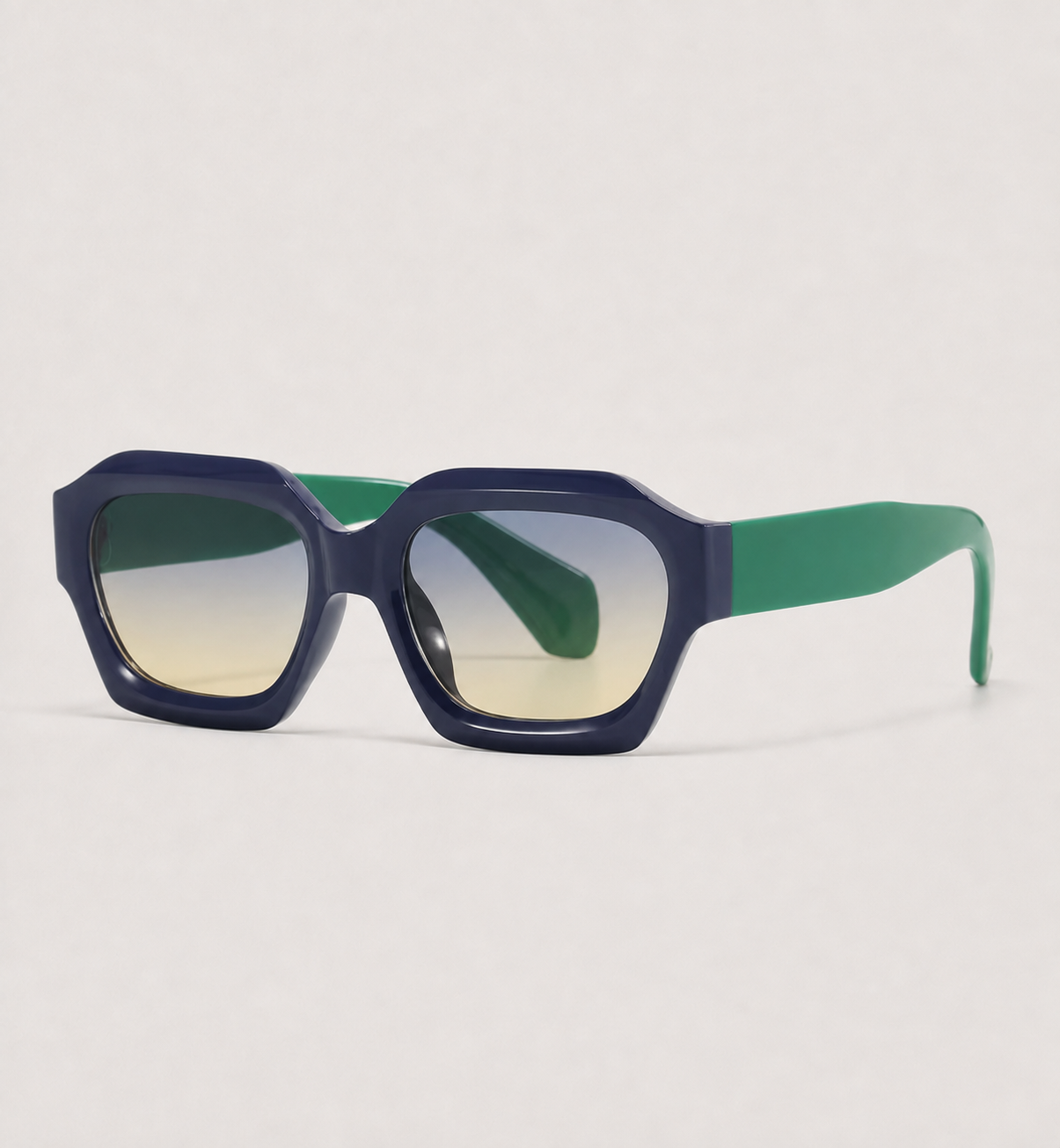 Markante Polygon-Sonnenbrille