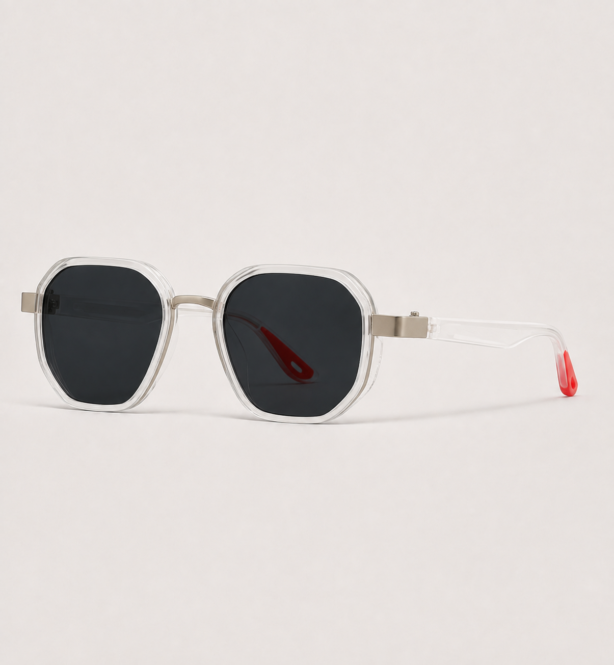 Klassische runde Metallsonnenbrille