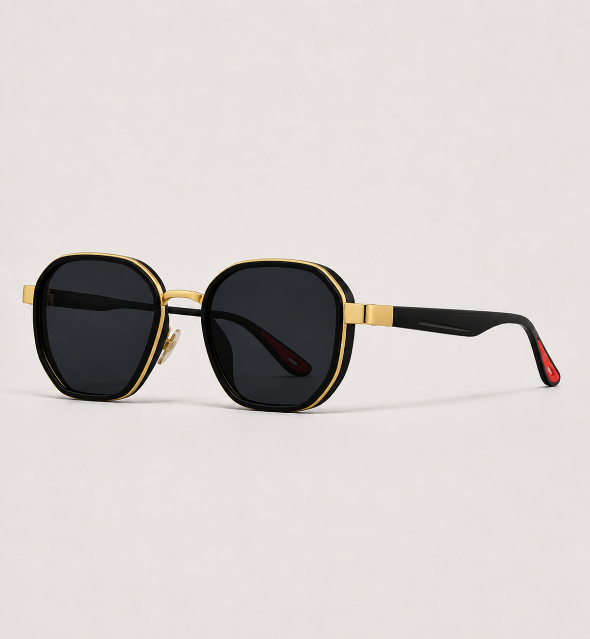 Klassische runde Metallsonnenbrille