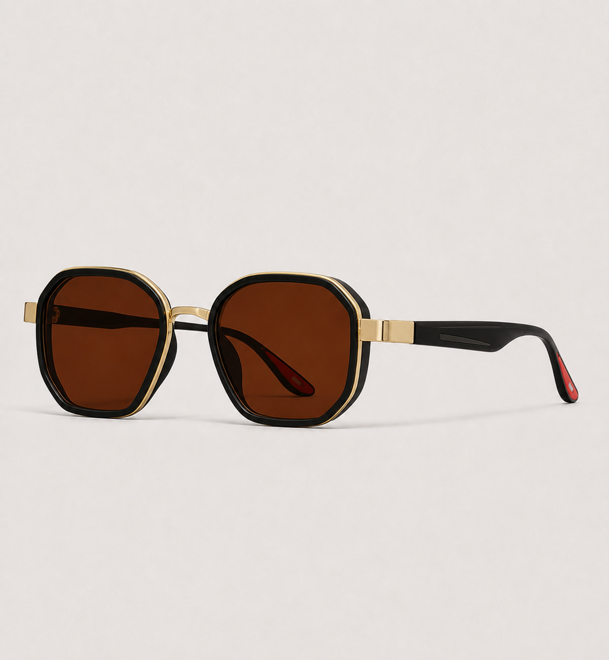 Klassische runde Metallsonnenbrille